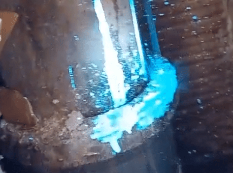 Fuite eau mur détection blue uv